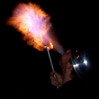 me blowing fire